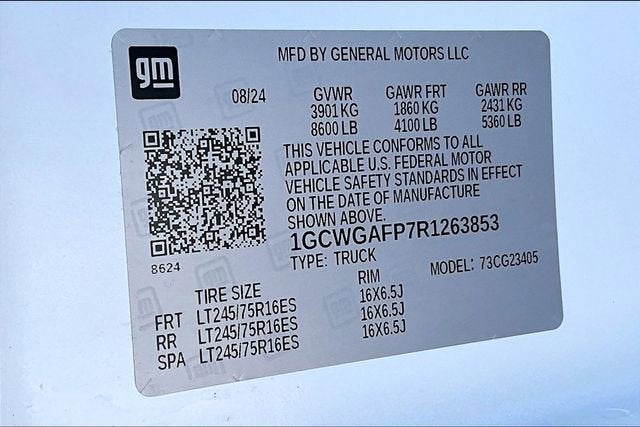 2024 Chevrolet Express Cargo 2500 WT