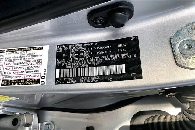 2016 Toyota 4Runner Limited